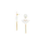 Серьги Franck Herval, Angelique, с перламутром, стразами и цепями, FH26.1-12-69999 (белый)