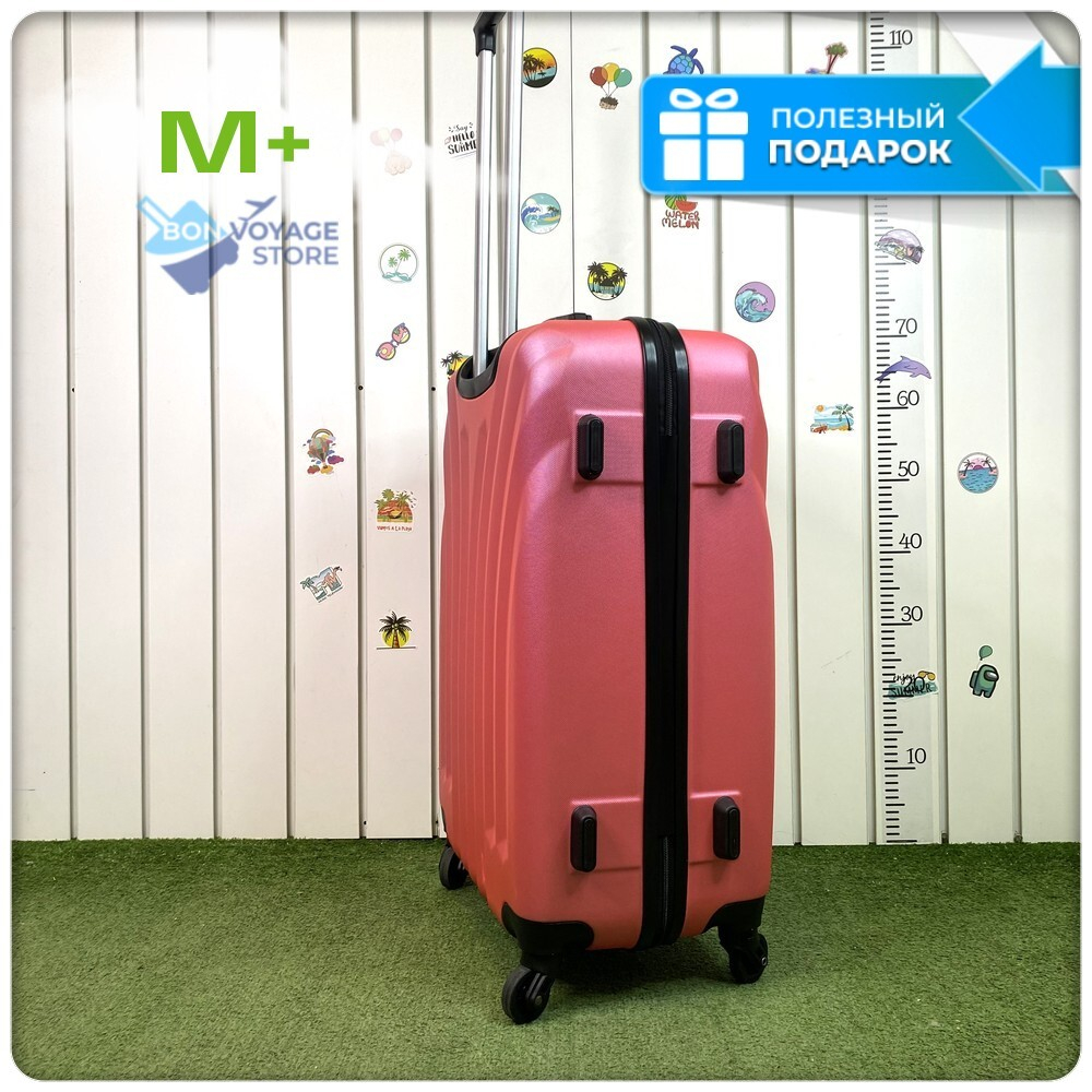 Средний чемодан L'Case Phuket, розовый