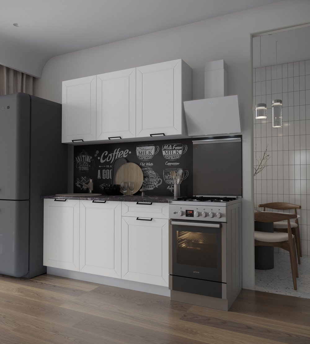 Кухня РИВЬЕРА готовое решение 1,5м