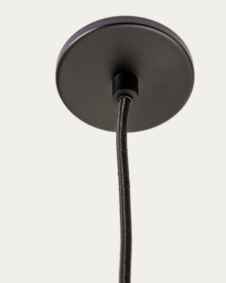 Пoдвесной светильник Nuvira из черного металла