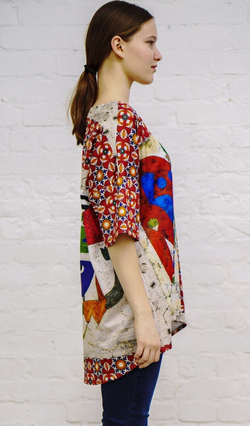 Футболка "Виктор Браунер", по мотивам живописи художника Виктора Браунера