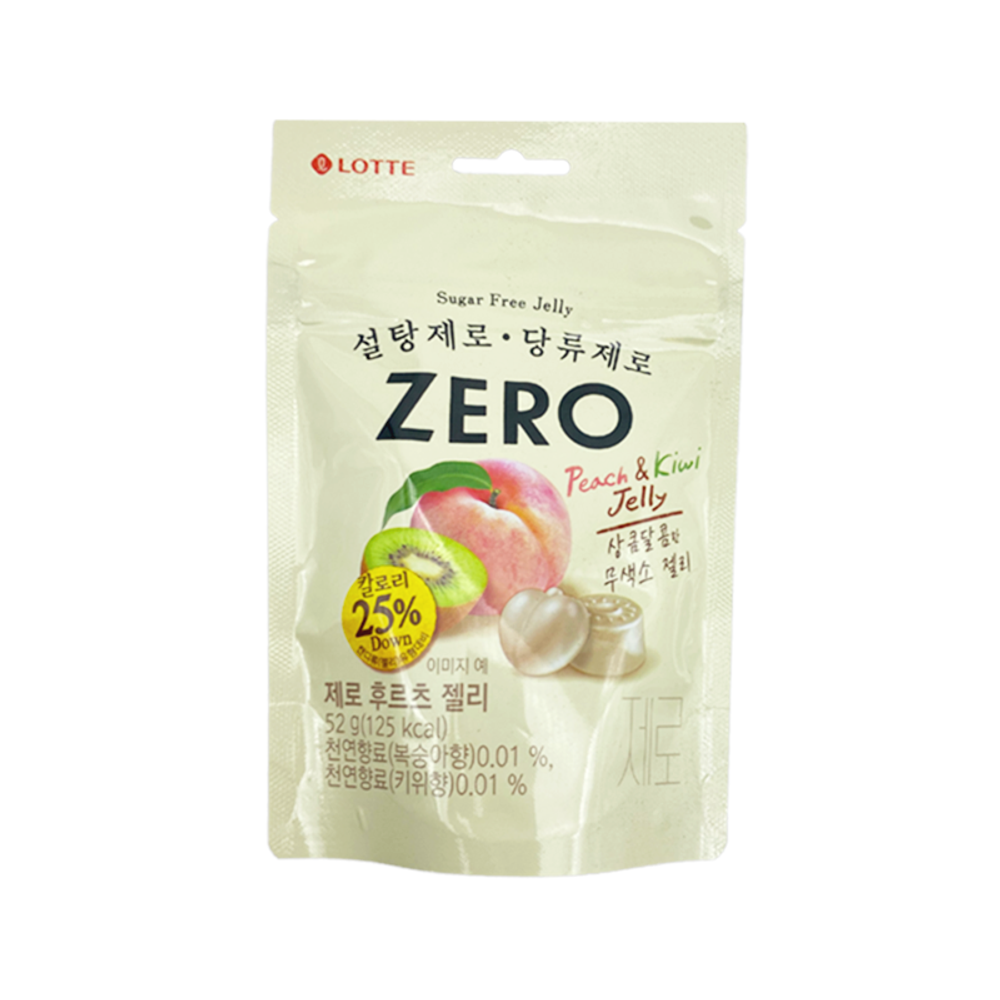 LOTTE Zero Fruits мармелад без сахара, 52 гр
