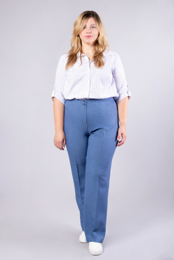 Брюки женские 04Л, джинс #48Д0204Л