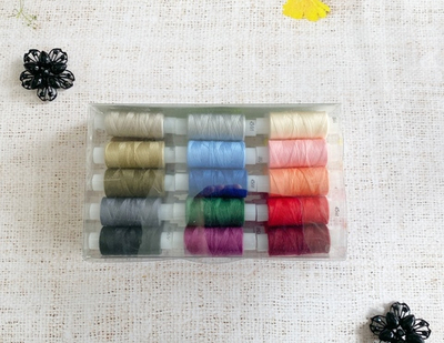 Нитки армированные набор, 45лл 200м уп 30шт.