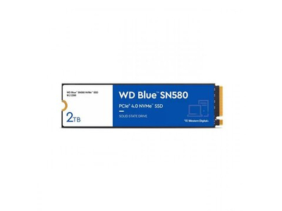 SSD накопитель Western Digital Blue SN580 2ТБ, M.2 2280, PCIe 4.0 x4, NVMe [WDS200T3B0E]
