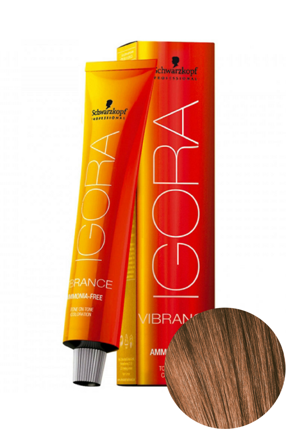 Крем - краска без аммиака Igora Vibrance 7-57 Средний русый золотистый медный Schwarzkopf Professional, 60 мл