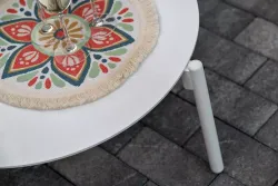 "Тоскана" лаунж-зона из искусственного ротанга, цвет соломенный