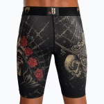 Компрессионные Шорты Venum Santa Muerte 5.0 Men’S Vale Tudo Shorts deep black/gold