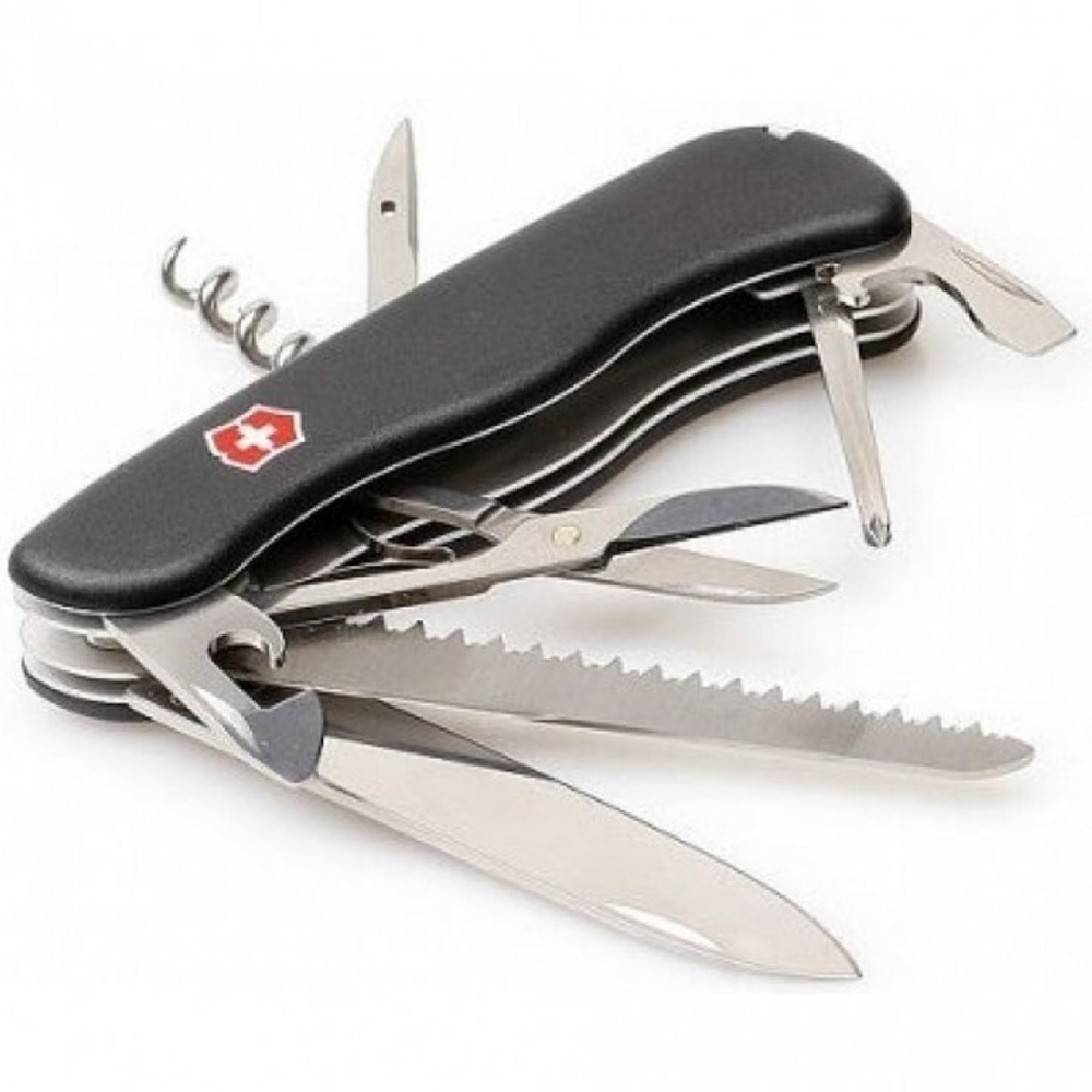 Нож Victorinox Outrider, 111 мм, 14 функций, черный