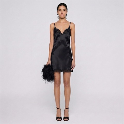 Платье комбинация в длине мини