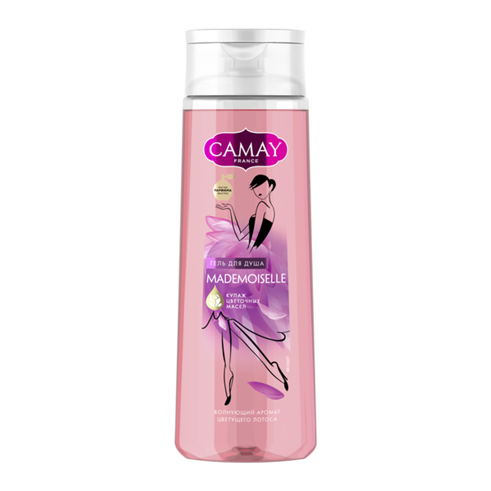 Camay Mademoiselle Гель для душа Игривый аромат цветка лотоса 250 мл