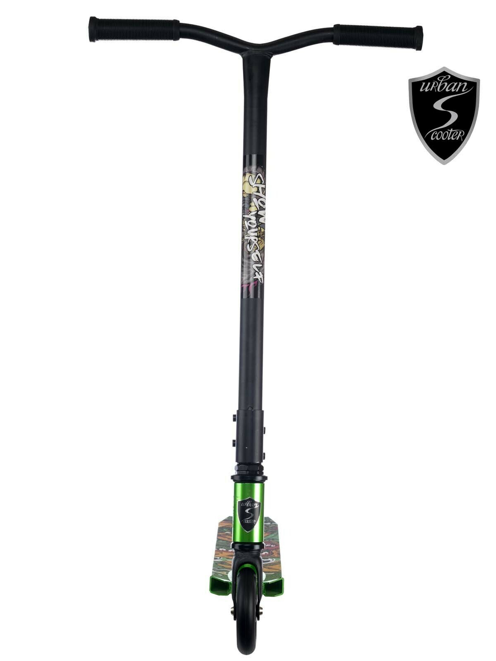 Трюковой самокат Urban Scooter Extreme 110 Print Ghost зеленый