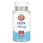 KAL, DLPA (DL-фенилаланин), 750 мг, 60 таблеток