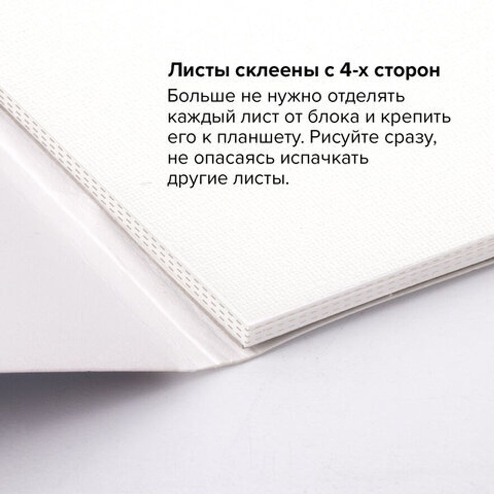 Альбом для акрила и масла, 300 г/м2, 270х390 мм, 10 листов, склейка, тиснение "холст", BRAUBERG ART PREMIERE, 113268