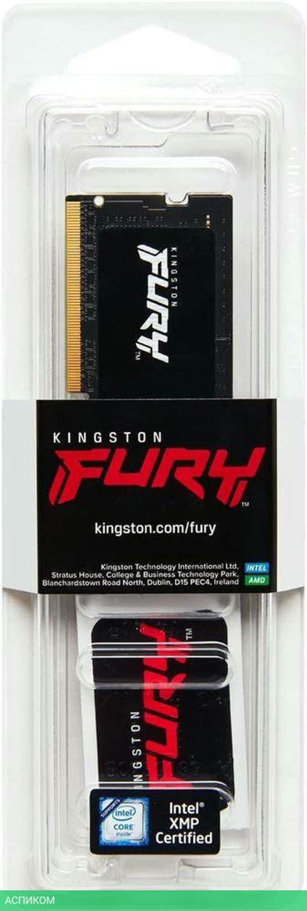 Оперативная память Kingston Fury Impact 32ГБ DDR5 (KF548S38IB-32)