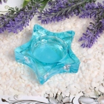Подсвечник «Tea-звезда» 7,5*2,5см цвет голубой