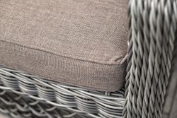 "Гранд Латте" лаунж-зона из искусственного ротанга, цвет графит