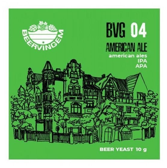 Дрожжи Beervingem для охмеленного пива &quot;American Ale BVG-04&quot;, 10 г