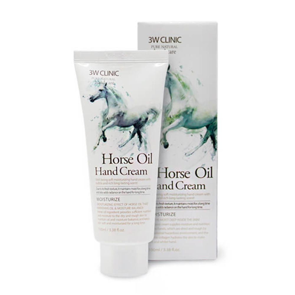 3W Clinic Horse Oil Hand Cream крем для рук c лошадиным маслом