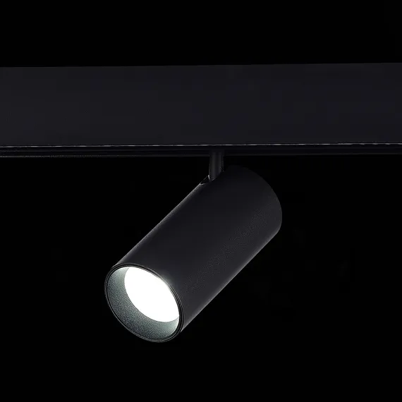 ST375.406.12.1 Магнитный трековый светильник SMART Черный LED 1*12W 2700K-6500K 1 080Lm Ra90 36о IP2 СКАЙЛАЙН 48V