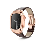 Корпус для Apple Watch ROYAL45 -  Rose Gold Brown Leather