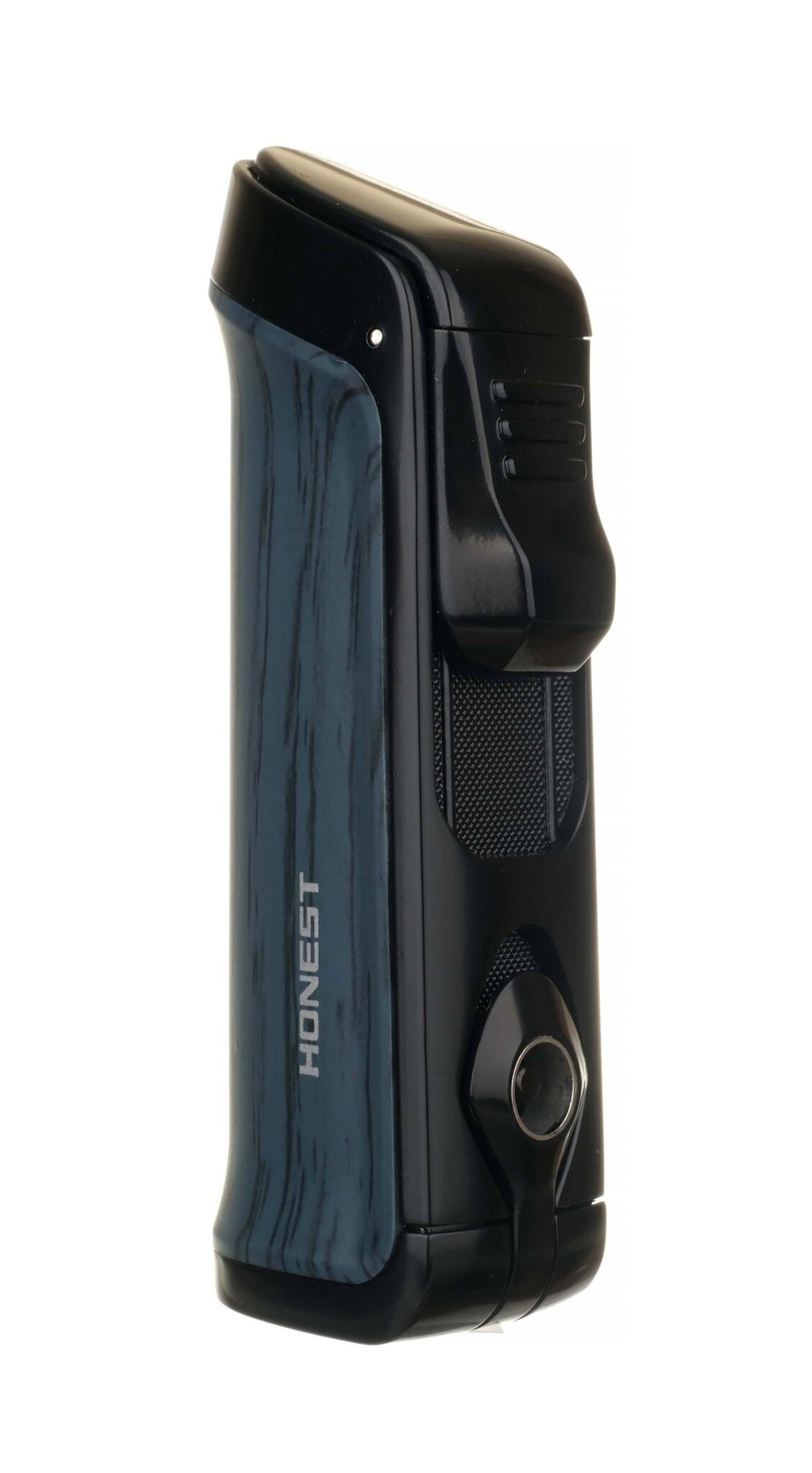 Зажигалка сигарная Honest, тройное пламя, с пробойником, темно-синяя 787-Blue