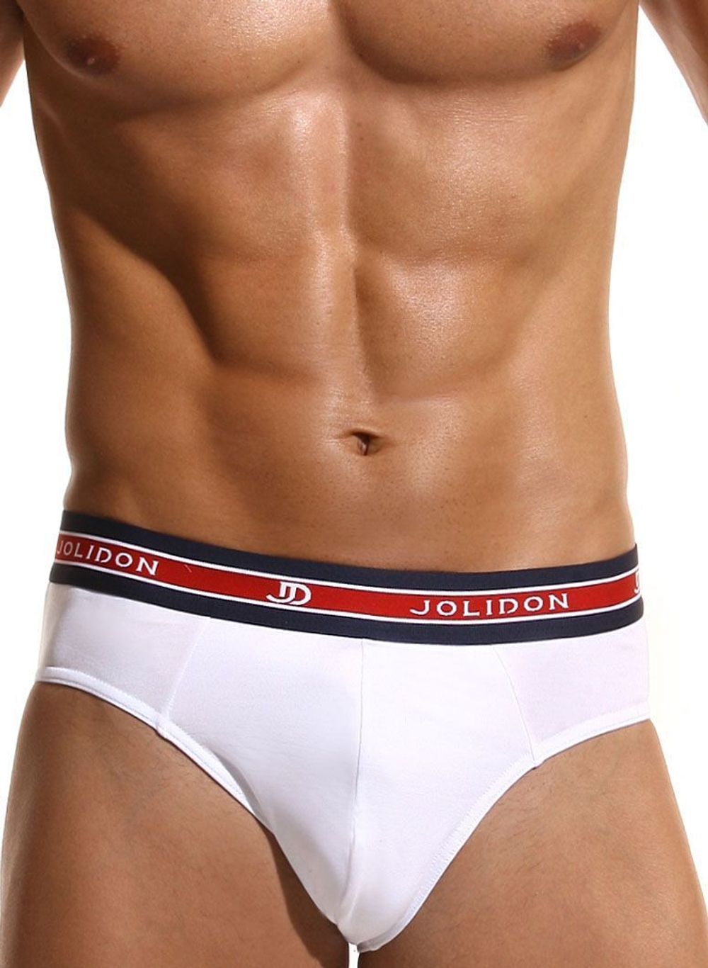 Мужские трусы-слипы с резинкой в полоску (Размер: XXL) (Цвет: серый)