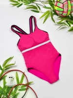 купальник слитный для бассейна спортивный утягивающий