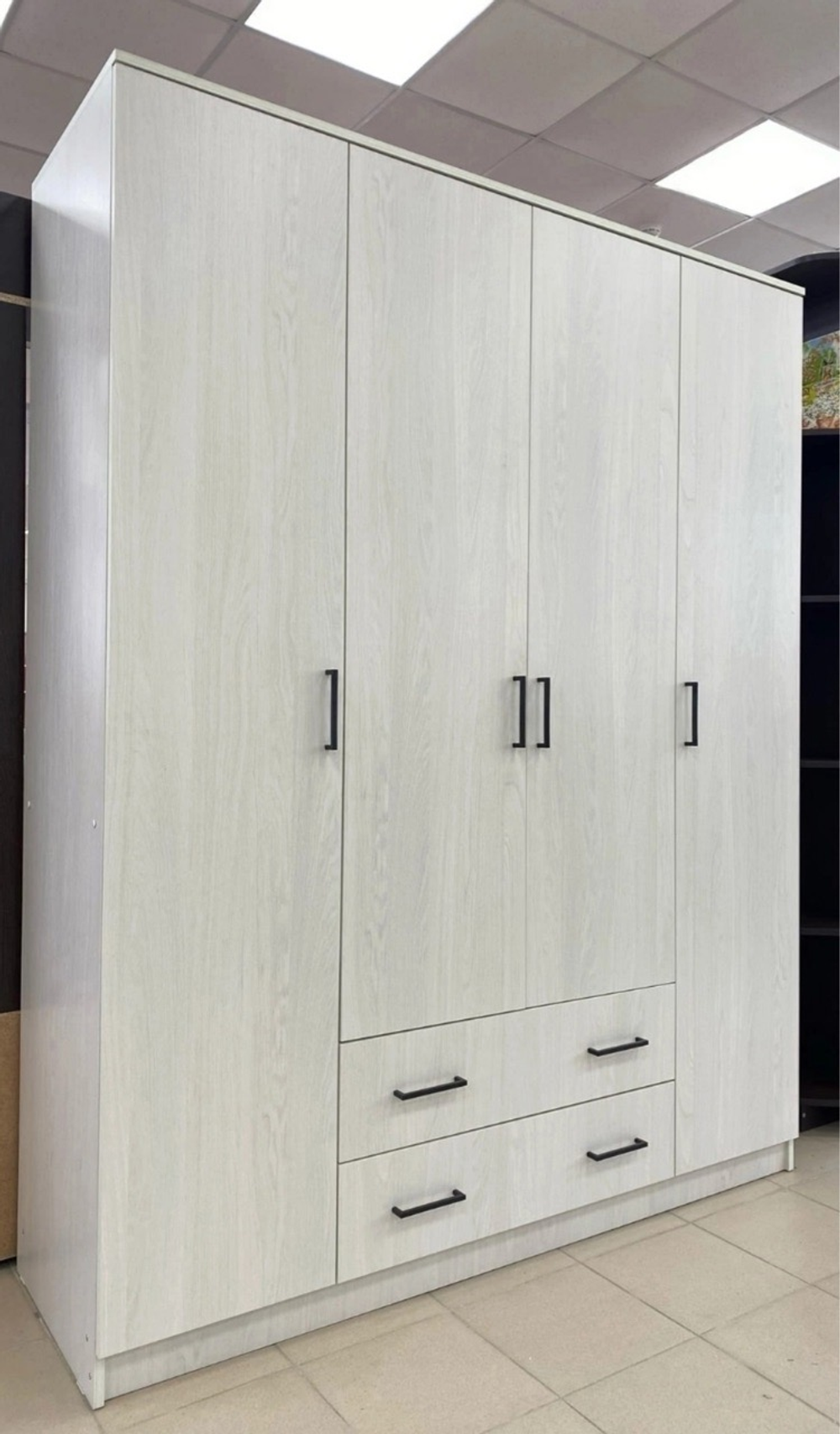 Шкаф распашной «ШК 1» Ясень Анкор светлый 160 см