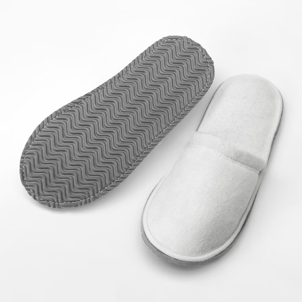 ТАСШОН TASJON Тапочки L/XL, белые
