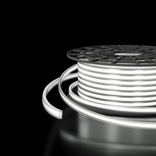 Лента светодиодная 220V 9,3W 288Led COB IP65 6500 холодный белый, 50 м 95001/02