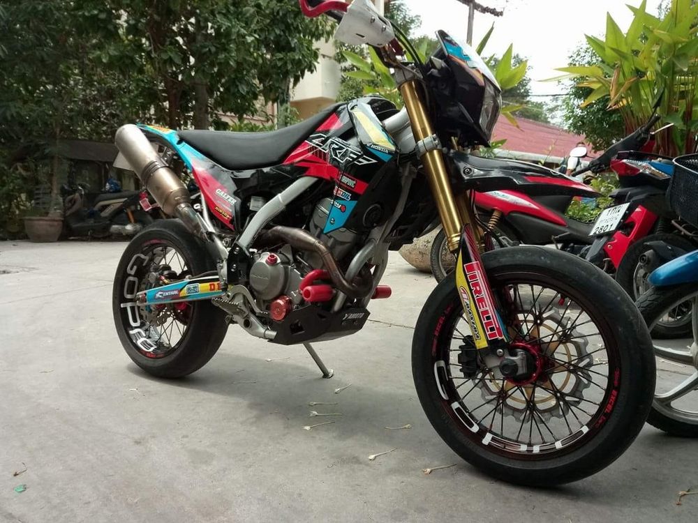 Skid Plate for Honda CRF250L-M (2012-2020). Aluminium, 5mm. V1.5 Black