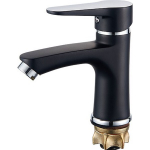 СМЕСИТЕЛЬ ДЛЯ УМЫВАЛЬНИКА С ГАЙКОЙ CASELA 36CL 51036B ЧЕРНЫЙ