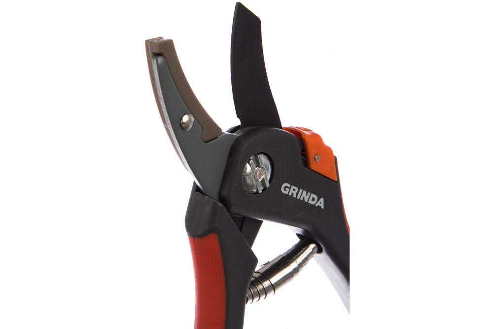 Секатор GRINDA G-28 с двухкомпонентными рукоятками, контактный, 205мм 8-423203_z02