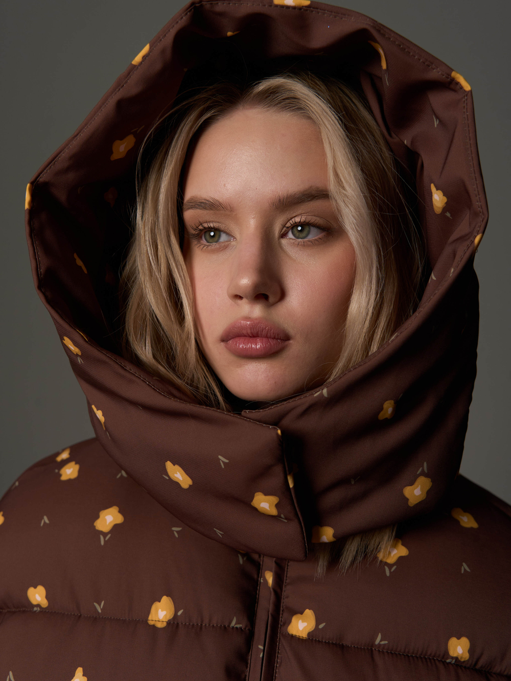 Куртка зимняя коричневая