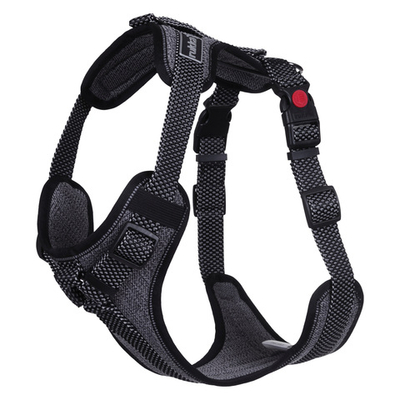 60306 Шлейка   RUKKA PETS STAR HARNESS анатомическая с мягкой подкладкой, цвет черный 990