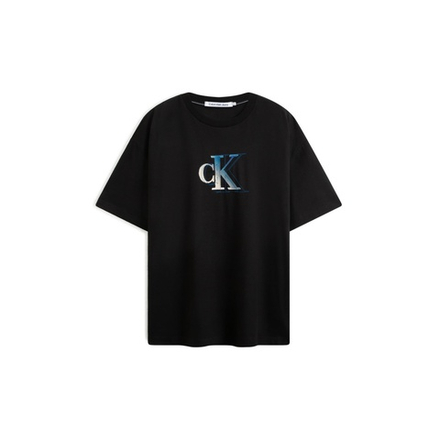 Черная футболка с логотипом Calvin Klein Tee