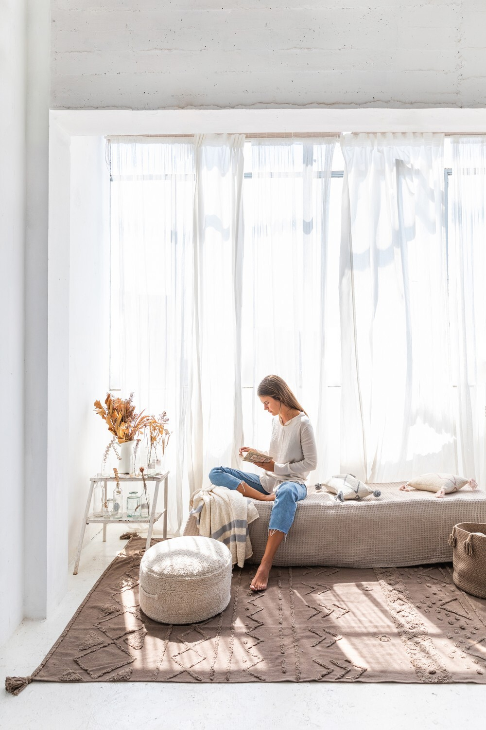 Корзина Lorena Canals Basket Woody Soil Brown 30 x 30Ø см