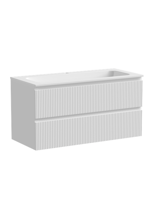 Тумба с раковиной Sancos Snob T 100 см SNT100W bianco