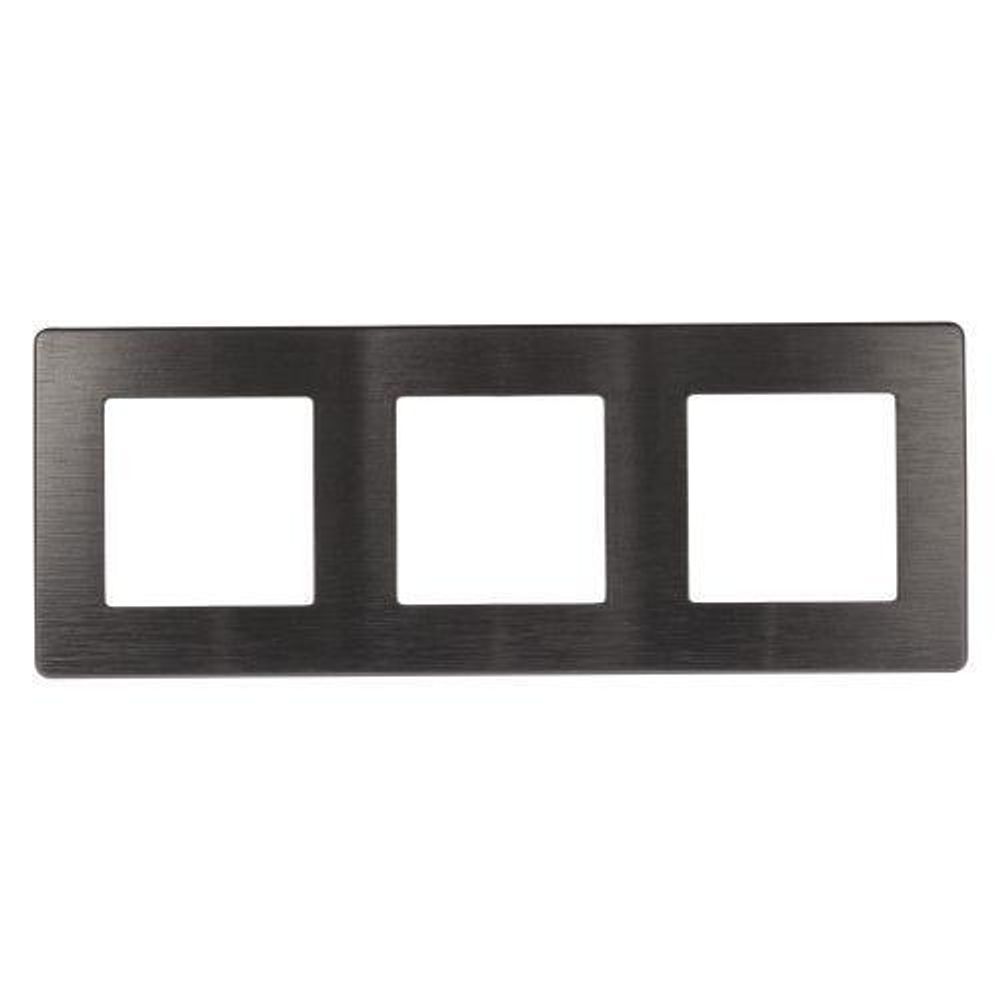 Рамка 3-м 12-5103-12 Эра12 сатин графит Эра Б0052525 Рамка 3-м 12-5103-12 Эра12 сатин графит Эра Б0052525