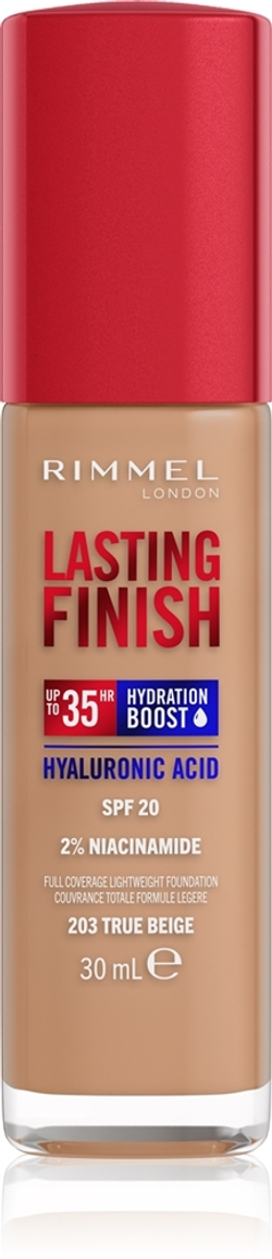 Rimmel Lasting Finish 35H Hydration Boost - Увлажняющий тональный крем SPF 20, 30 ml