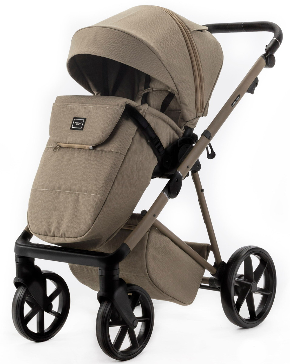 Детская коляска Adamex Delta Natura 3 в 1 DN-6-TAUPE (СЕРО-БЕЖЕВЫЙ)