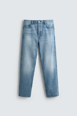 ZARA ДЖИНСЫ SLIM FIT, ГОЛУБОЙ