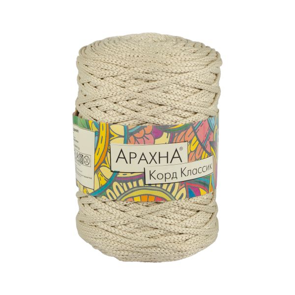 Пряжа Arachna Cord Classic / уп.3 мот. по 200г, 100м, 03 суровый