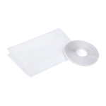 СЕТКА-ШТОРА HELP НА ДВЕРЬ ПРОТИВОМОСКИТНАЯ С КРЕПЕЖНОЙ ЛЕНТОЙ 2ШТ 45Х210СМ 80003