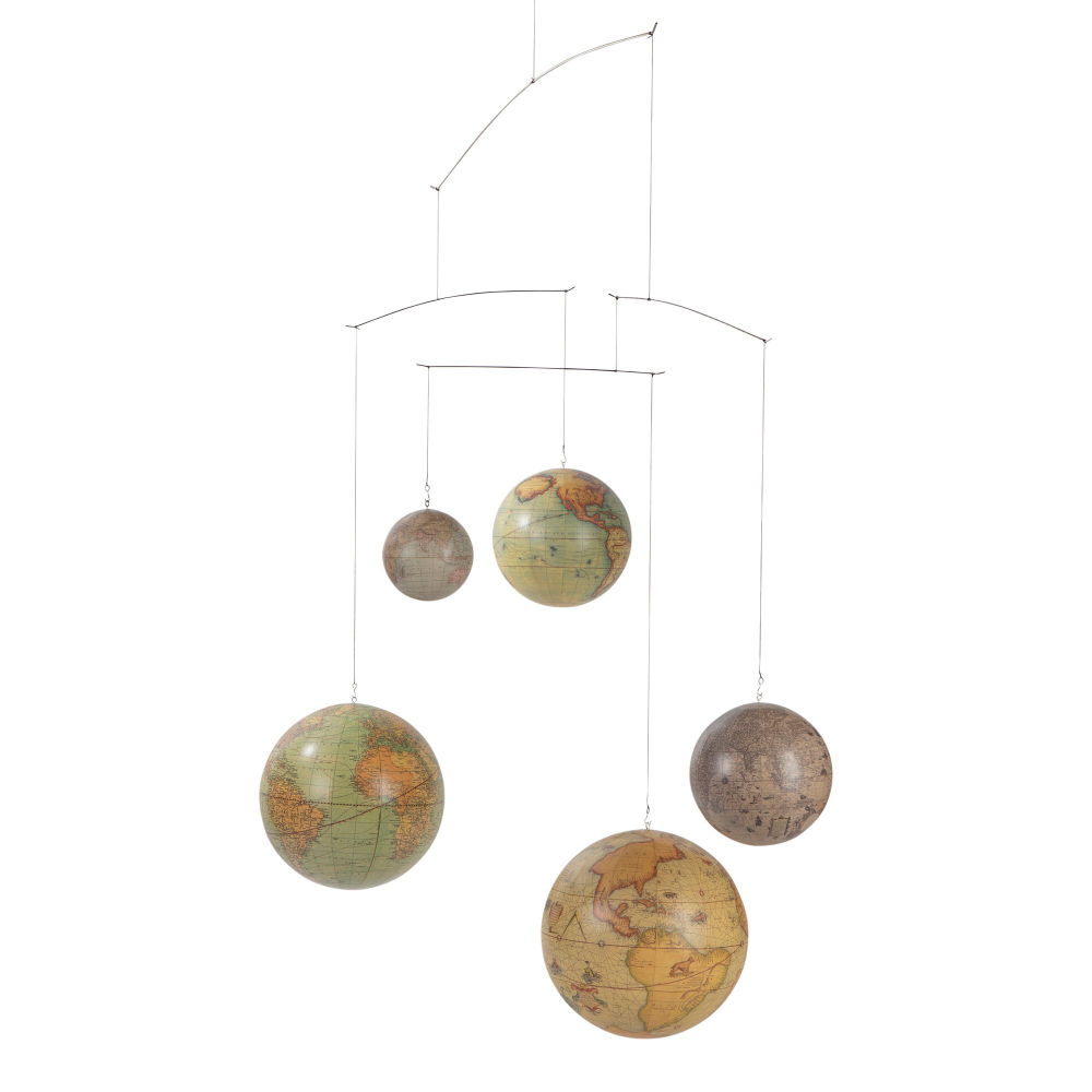 Мобиль 108х18х90см Authentic Models 5 глобусов