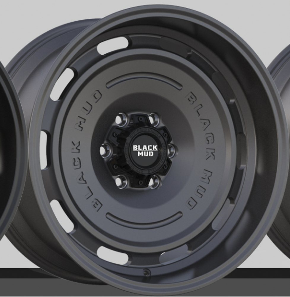 Диск колесный, кованый rt560N R17 8,0 ЕТ0 Black Mud Wheels Matte Gunmetal