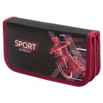 Пенал ПИФАГОР, 2 отделения, ламинированный картон, 19х11 см, "Sport motorcycle", 270171
