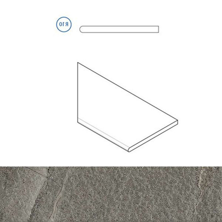 Спецэлемент CONTEMPORA X2 CARBON BOR. ROUND DX правый (620090000230)