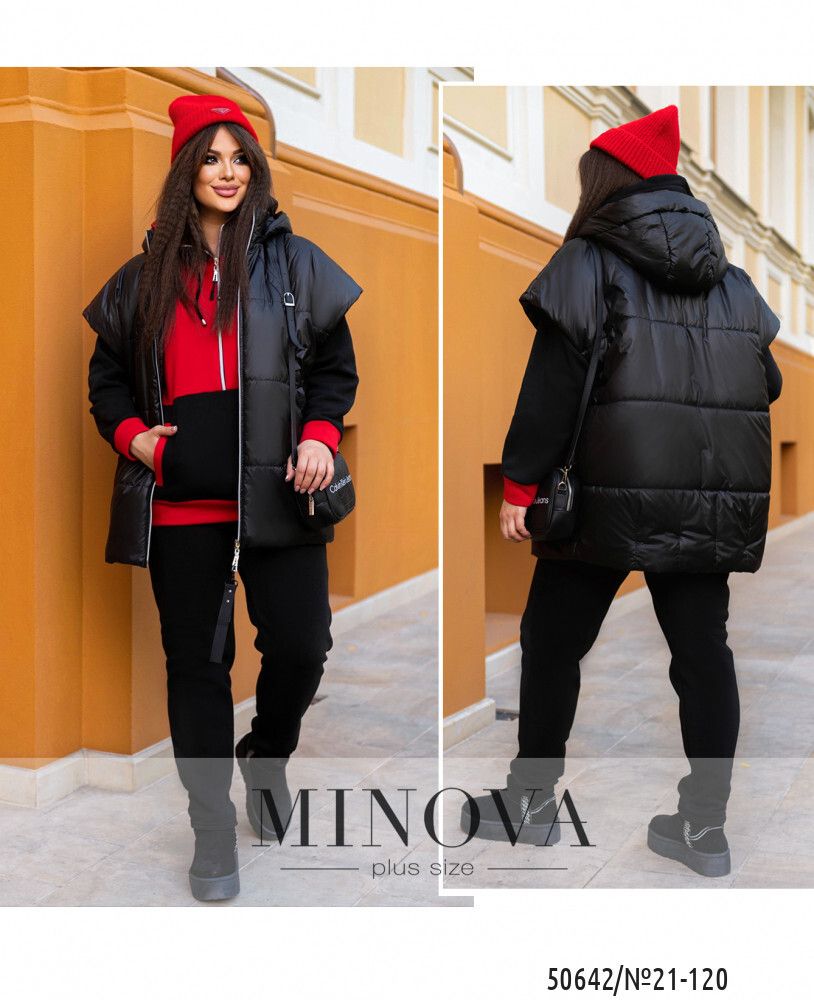 Жилет 21-120-черный Minova
